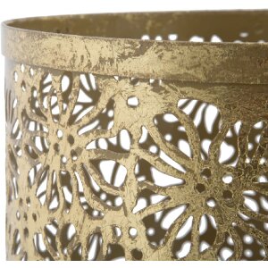 Mauro Ferretti portaombrelli Fiori Ø 24x42 cm oro