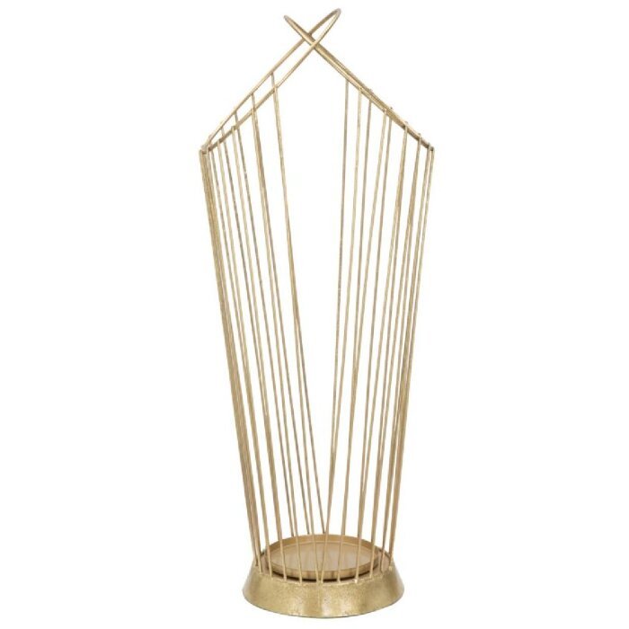 Mauro Ferretti portaombrelli Stick 26,5x23x68,5 cm oro