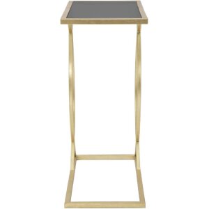 Tavolo da divano Mauro Ferretti 45,5x25,5x60 cm nero oro