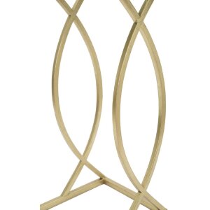 Tavolo da divano Mauro Ferretti 45,5x25,5x60 cm nero oro