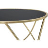 Mauro Ferretti tavolino Ring Ø 60x45 cm oro nero