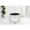 Mauro Ferretti tavolino Ring Ø 60x45 cm oro nero