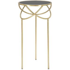 Mauro Ferretti tavolino Ring Ø 40x80 cm oro nero