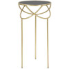 Mauro Ferretti tavolino Ring Ø 40x80 cm oro nero