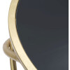 Mauro Ferretti tavolino Ring Ø 40x80 cm oro nero