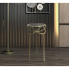 Mauro Ferretti tavolino Ring Ø 40x80 cm oro nero