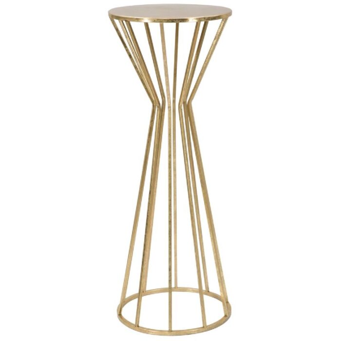 Mauro Ferretti tavolino Stick Glam Ø 38x100 cm oro