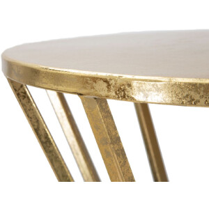 Mauro Ferretti tavolino Stick Glam Ø 38x100 cm oro