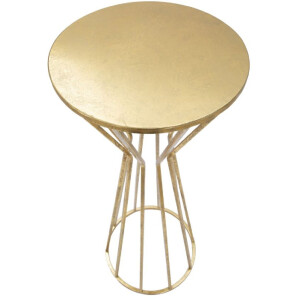 Mauro Ferretti tavolino Stick Glam Ø 38x100 cm oro