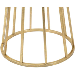 Mauro Ferretti tavolino Stick Glam Ø 38x100 cm oro