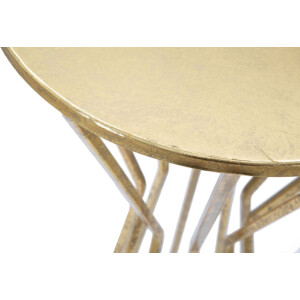 Mauro Ferretti tavolino Stick Glam Ø 38x100 cm oro