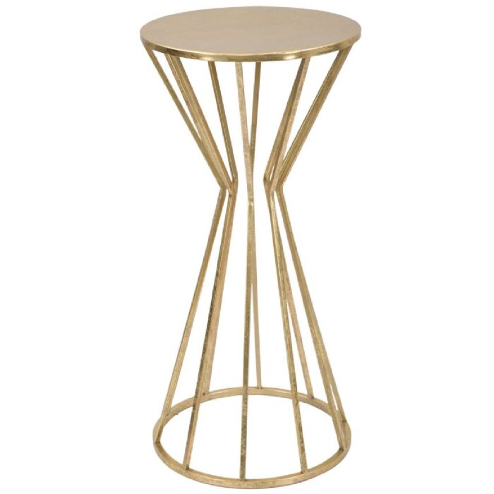 Mauro Ferretti tavolino Stick Glam Ø 38x80 cm oro