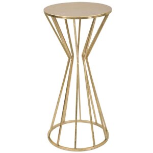 Mauro Ferretti tavolino Stick Glam Ø 38x80 cm oro