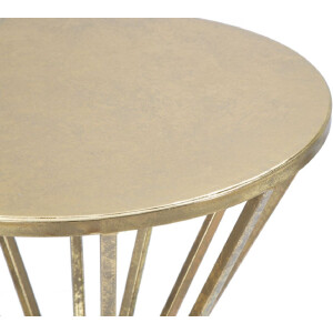 Mauro Ferretti tavolino Stick Glam Ø 38x80 cm oro