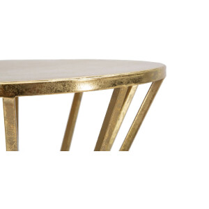 Mauro Ferretti tavolino Stick Glam Ø 38x80 cm oro