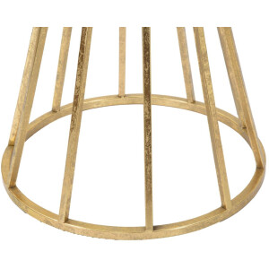 Mauro Ferretti tavolino Stick Glam Ø 38x80 cm oro