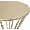 Mauro Ferretti tavolino Stick Glam Ø 38x80 cm oro