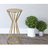Mauro Ferretti tavolino Stick Glam Ø 38x80 cm oro