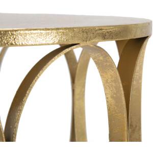 Mauro Ferretti tavolino Venezia Ø 37x58 cm oro