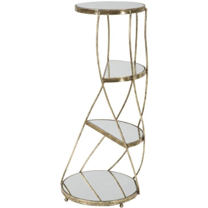 Mauro Ferretti tavolino Twisty Ø 38x86 cm oro
