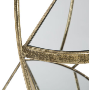 Mauro Ferretti tavolino Twisty Ø 38x86 cm oro