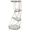 Mauro Ferretti tavolino Twisty Ø 38x86 cm oro
