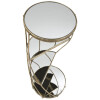 Mauro Ferretti tavolino Twisty Ø 38x86 cm oro