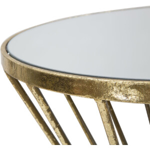 Mauro Ferretti tavolino Hypnos Ø 35x70 cm oro