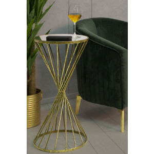 Mauro Ferretti tavolino Hypnos Ø 35x70 cm oro