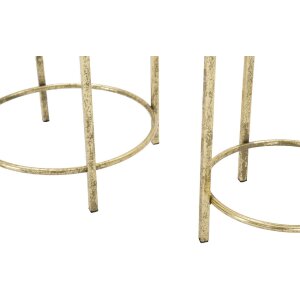 Mauro Ferretti set di 2 portafiori Ø 27x62 e 21,5x52 cm oro