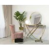 Mauro Ferretti set di 2 portafiori Ø 27x62 e 21,5x52 cm oro
