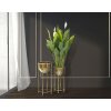 Mauro Ferretti set di 2 portafiori Ø 27x62 e 21,5x52 cm oro