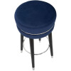 Mauro Ferretti sgabello da bar Paris Ø 35x74 cm blu nero
