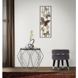 Mauro Ferretti sgabello Paris Ø 35x40,5 cm grigio argento