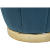 Mauro Ferretti sgabello Paris Ø 43x43 cm oro petrolio
