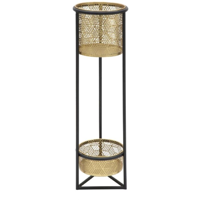 Mauro Ferretti piantana Doppio Ø 23x80 cm nero oro