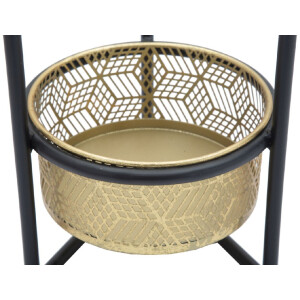 Mauro Ferretti piantana Doppio Ø 23x80 cm nero oro
