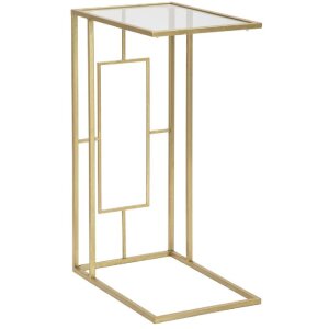 Tavolo da divano Mauro Ferretti 40,5x25,5x60 cm oro