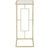 Tavolo da divano Mauro Ferretti 40,5x25,5x60 cm oro