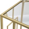 Tavolo da divano Mauro Ferretti 40,5x25,5x60 cm oro