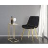Tavolo da divano Mauro Ferretti 40,5x25,5x60 cm oro