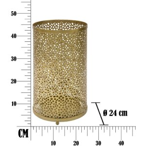 Mauro Ferretti portaombrelli Fori Glam Ø 24x43 cm oro