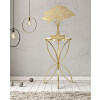 Mauro Ferretti tavolino butterfly Ø 35x60 cm oro argento