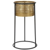 Mauro Ferretti portafiori singolo Ø 25x50 cm oro nero