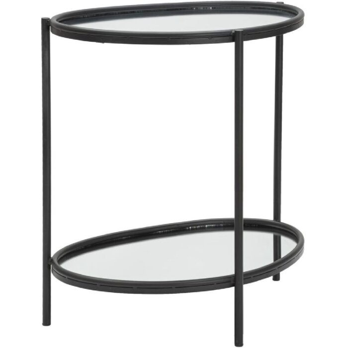 Tavolino Mauro Ferretti Maycos 53,3x36,8x58,4 cm nero