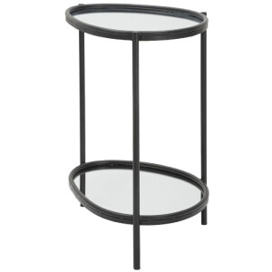 Tavolino Mauro Ferretti Maycos 53,3x36,8x58,4 cm nero