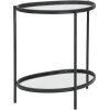 Tavolino Mauro Ferretti Maycos 53,3x36,8x58,4 cm nero