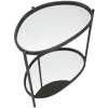 Tavolino Mauro Ferretti Maycos 53,3x36,8x58,4 cm nero