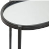 Tavolino Mauro Ferretti Maycos 53,3x36,8x58,4 cm nero