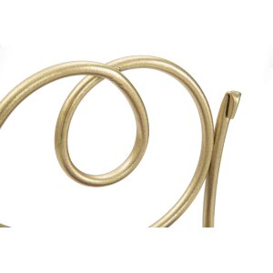 Mauro Ferretti mensola da parete set di 2 41,5x18x20,5 cm oro
